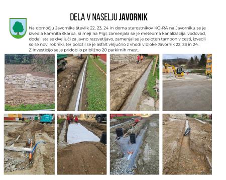 Dela na Javorniku 13. 12. 2024